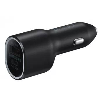 Car charger Samsung EP-L4020 40W (12V input) USB-C 25W+15W black for smartphones