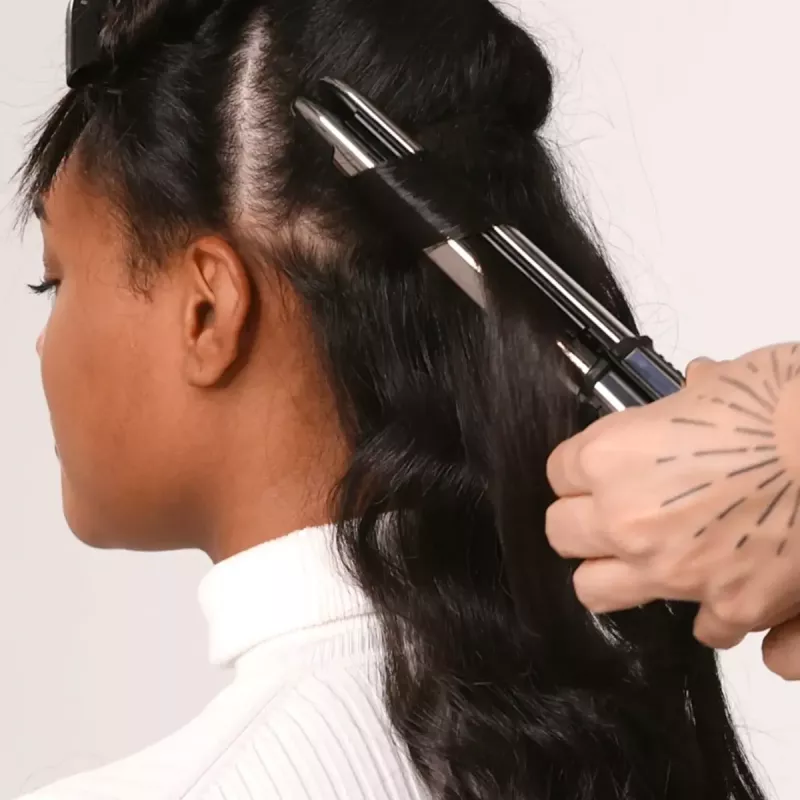 Straightening iron BABYLISS ELIPSIS3000 STYLER — ceramic plates, 55 W, 5 heat levels, 150–230°C, ionic, 2.7 m swivel cord, black