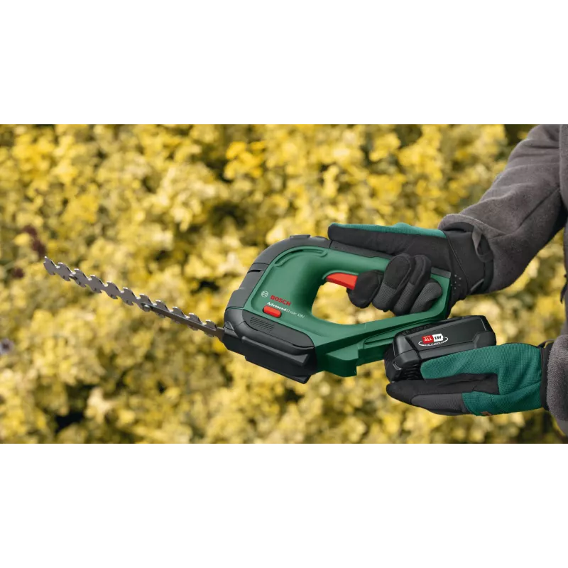 Bosch AdvancedShear 18V-10 cordless grass shear 10 cm Lithium-Ion (Li-Ion) Black, Green