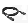 USB Gen1 Type-C extension cable CLUB3D CAC-1531, 1 m, USB-C male to 2× USB-C female, 5 Gbps, 60W PD, 4K@60Hz