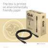USB Gen1 Type-C extension cable CLUB3D CAC-1531, 1 m, USB-C male to 2× USB-C female, 5 Gbps, 60W PD, 4K@60Hz