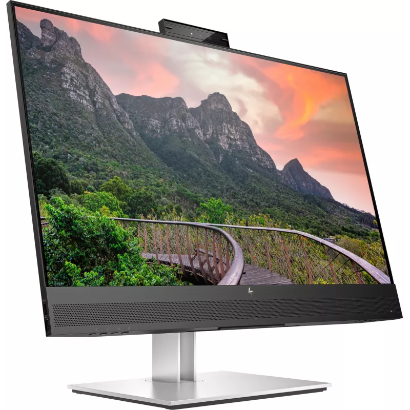 HP E-Series E27m G4 QHD USB-C Conferencing Monitor, 68.6 cm (27 inch), 2560 x 1440 pixels, Quad HD, LCD, 5 ms, Black