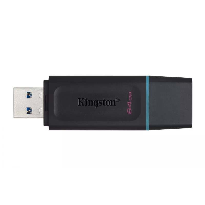 USB Flash Drive Kingston 64GB USB 3.2 DataTraveler Exodia Black Teal