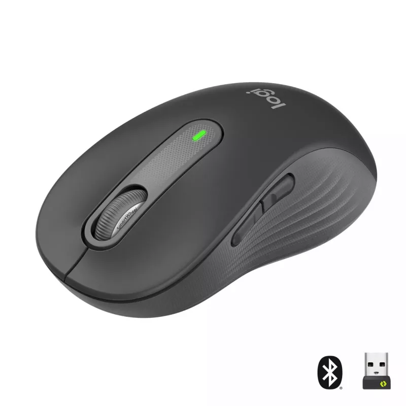 LOGITECH Signature M650 L Wireless Mouse - For Large Hands - Righthand - Graphite