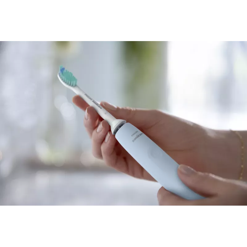 Sonic electric toothbrush Philips HX3651/12 — soft mode, built-in Li‑Ion battery, 1 brush head, white/blue