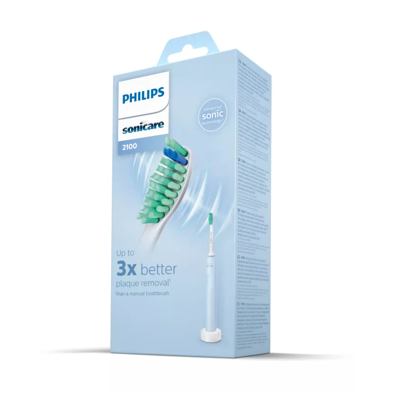 Sonic electric toothbrush Philips HX3651/12 — soft mode, built-in Li‑Ion battery, 1 brush head, white/blue