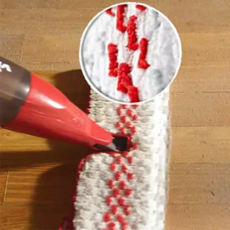 Mop VILEDA Spray Max Microfibre Dry & Wet — plastic head, 0.6 L water tank, antibacterial, white/red