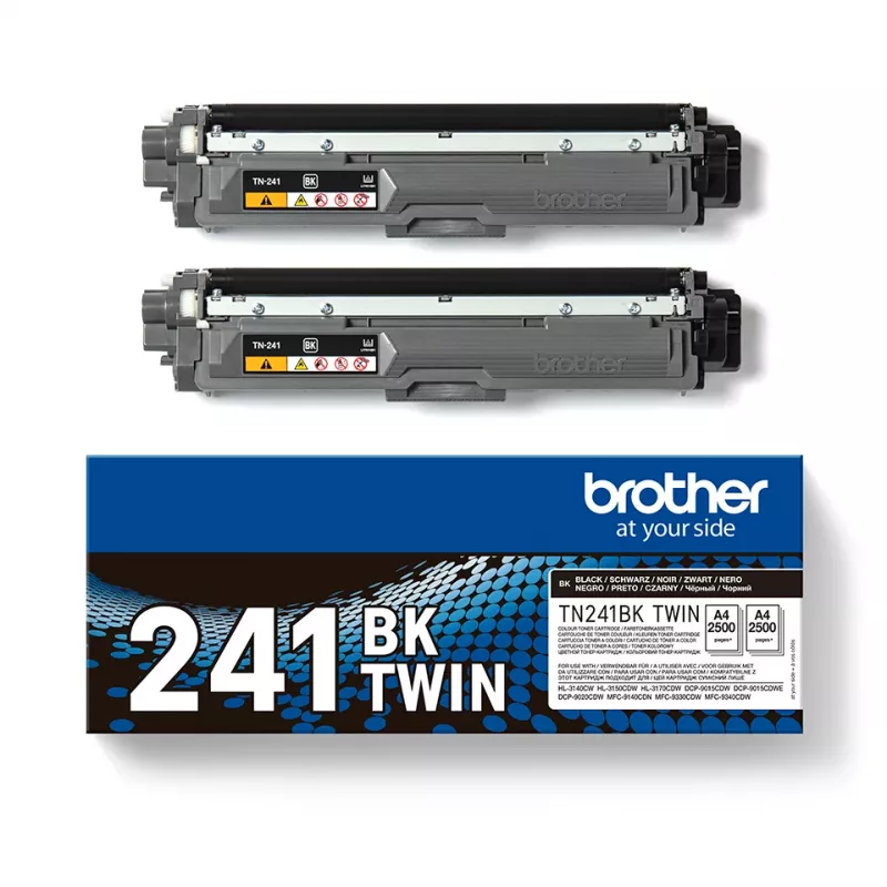 Toner Brother TN241BK - 2000 pages - Black - 2 pack