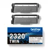 Toner cartridge Brother TN-2320TWIN 2600 pages Black