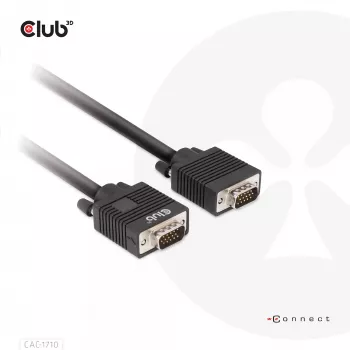 VGA Cable Bidirectional M/M 10m/32.8ft CLUB3D CAC-1710