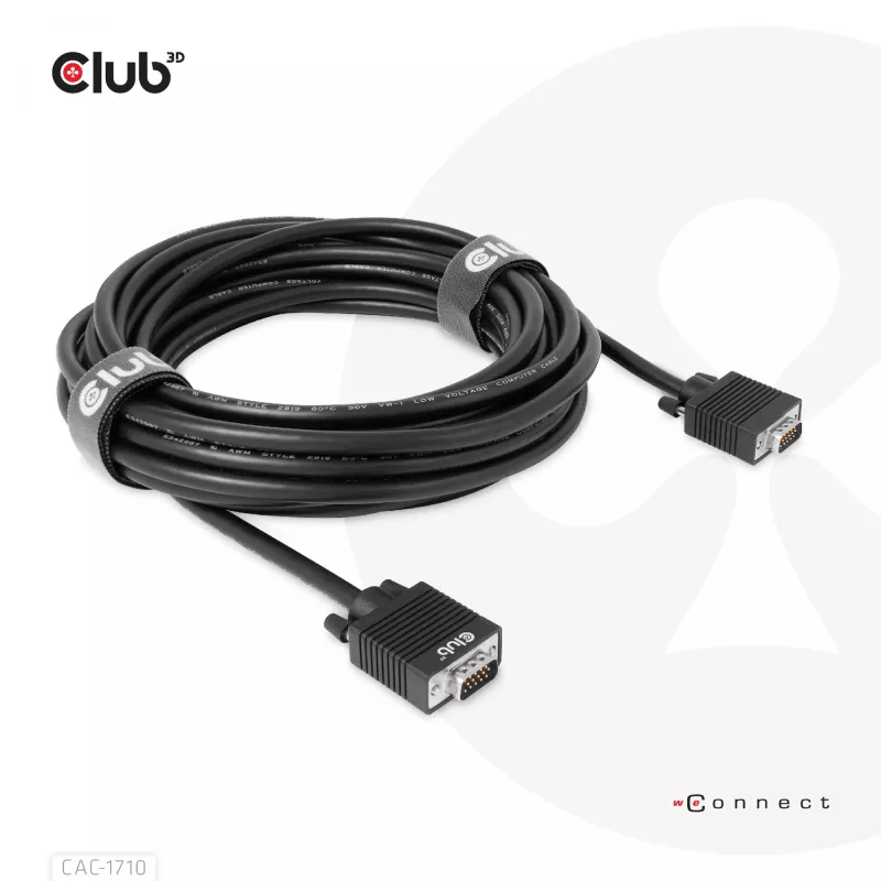 VGA Cable Bidirectional M/M 10m/32.8ft CLUB3D CAC-1710