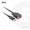 DisplayPort to VGA Cable M/M CLUB3D CAC-1012 2m