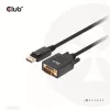 DisplayPort to VGA Cable M/M CLUB3D CAC-1012 2m