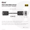 VGA Cable Bidirectional M/M 3m 28AWG CLUB3D CAC-1703