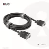 VGA Cable Bidirectional M/M 3m 28AWG CLUB3D CAC-1703
