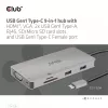 CLUB3D USB Gen1 Type-C 9-in-1 hub with HDMI, VGA, 2x USB Gen1 Type-A, RJ45, SD/Micro SD card slots and USB Gen1 Type-C Female port