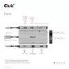 CLUB3D USB Gen1 Type-C 9-in-1 hub with HDMI, VGA, 2x USB Gen1 Type-A, RJ45, SD/Micro SD card slots and USB Gen1 Type-C Female port