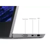 Monitor Lenovo L15 15.6 inch LED IPS Full HD 1920×1080, 60Hz, 14 ms, 250 cd/m², USB-C PD 65W, VESA, height adjustable
