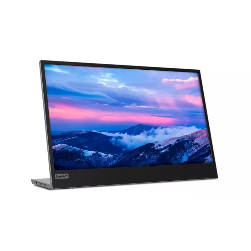 Monitor Lenovo L15 15.6 inch LED IPS Full HD 1920×1080, 60Hz, 14 ms, 250 cd/m², USB-C PD 65W, VESA, height adjustable