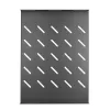 Extralink EX.19096 Fixed Rack Shelf 1U 19 inch 350mm Deep Black Steel