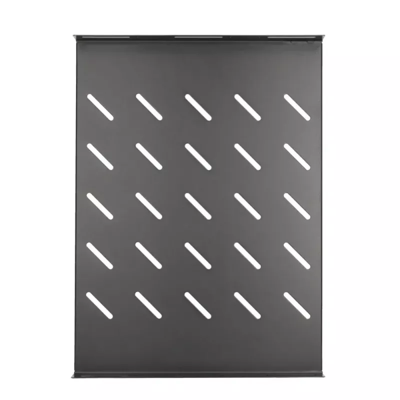 Extralink EX.19096 Fixed Rack Shelf 1U 19 inch 350mm Deep Black Steel