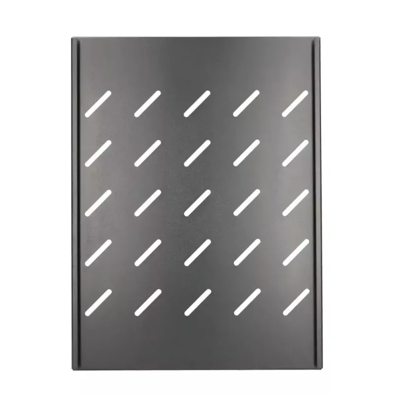 Extralink EX.19096 Fixed Rack Shelf 1U 19 inch 350mm Deep Black Steel