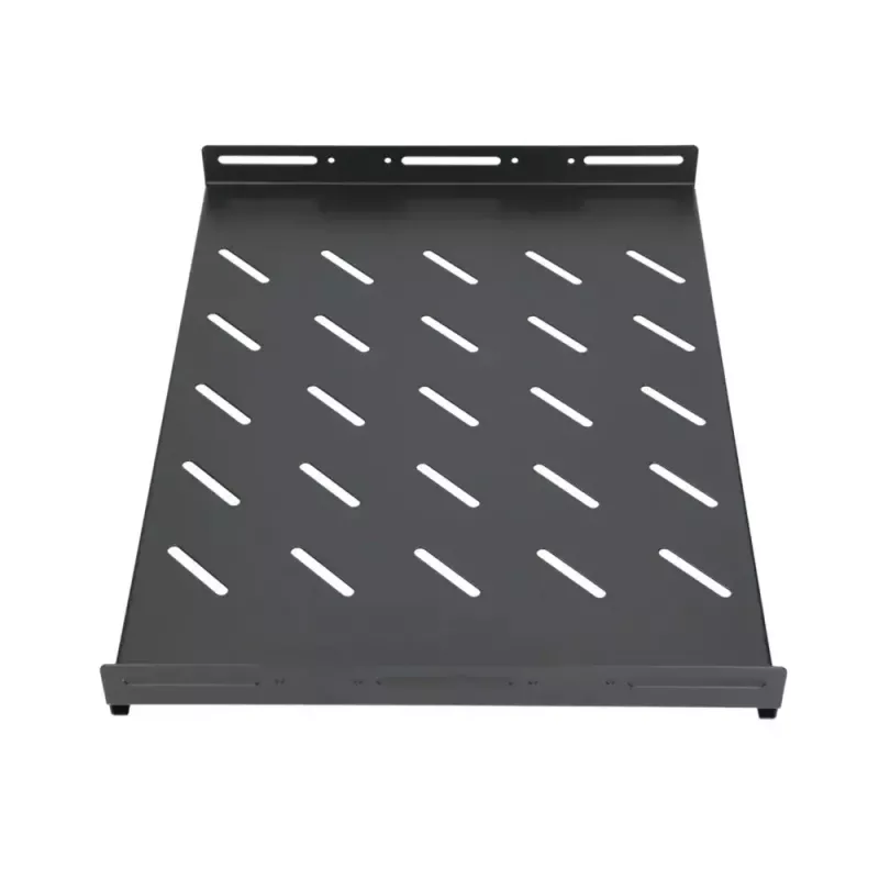 Extralink EX.19096 Fixed Rack Shelf 1U 19 inch 350mm Deep Black Steel