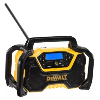 Portable radio DeWALT DCR029-QW DAB FM, AC/DC power, Bluetooth, USB charging, display, black/yellow