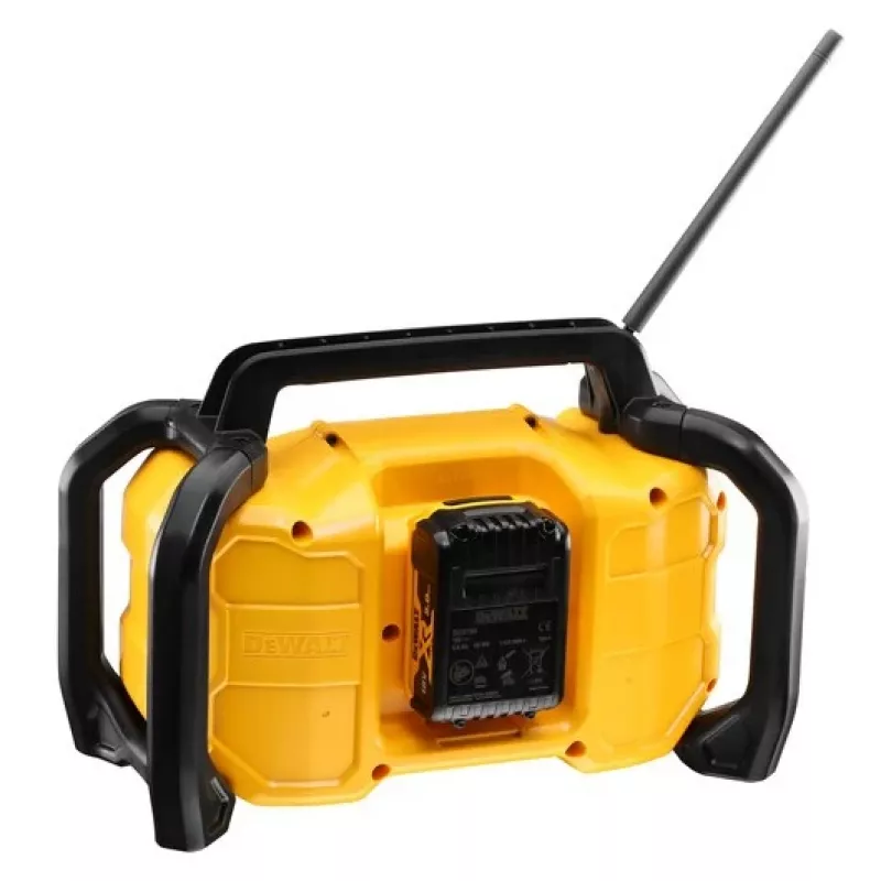 Portable radio DeWALT DCR029-QW DAB FM, AC/DC power, Bluetooth, USB charging, display, black/yellow