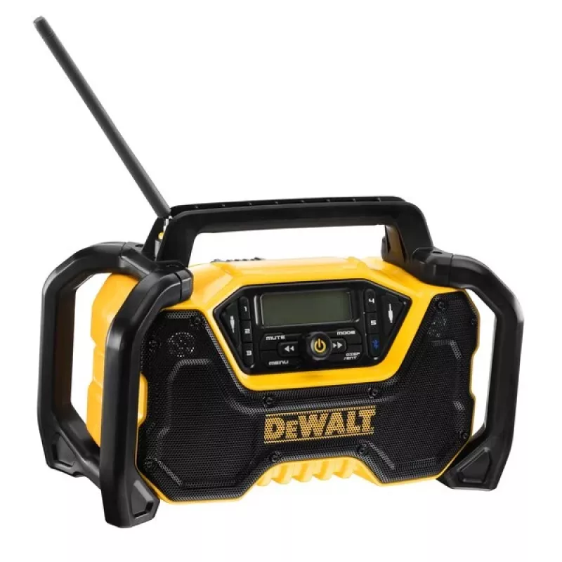 Portable radio DeWALT DCR029-QW DAB FM, AC/DC power, Bluetooth, USB charging, display, black/yellow