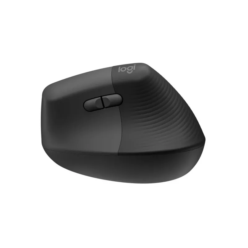 LOGITECH Lift Vertical Ergonomic Mouse - Right Handed - Wireless - Graphite Black