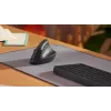 LOGITECH Lift Vertical Ergonomic Mouse - Right Handed - Wireless - Graphite Black