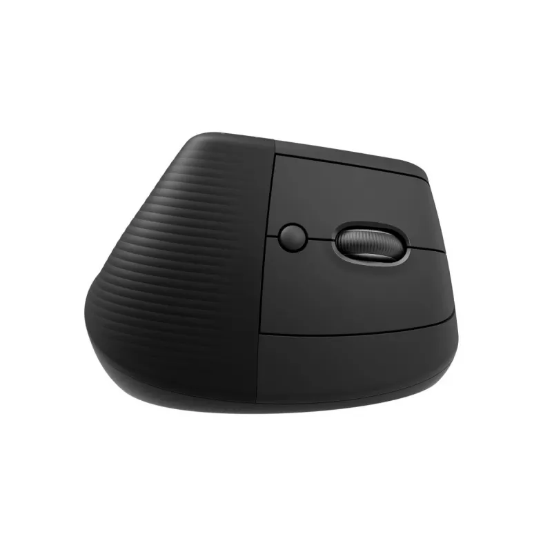 LOGITECH Lift Vertical Ergonomic Mouse - Right Handed - Wireless - Graphite Black