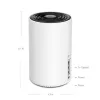 Router TP‑LINK AXE5400 Mesh Wi‑Fi 6E system — Tri‑Band 2.4/5/6 GHz, coverage up to 670 m², 3× LAN, 4 internal antennas