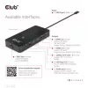 CLUB3D Type-C 7-in-1 hub with 2x HDMI, 2x USB Gen1 Type-A, 1x RJ45, 1x 3.5mm Audio, 1x USB Gen1 Type-C 100W Female port