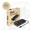 CLUB3D Type-C 7-in-1 hub with 2x HDMI, 2x USB Gen1 Type-A, 1x RJ45, 1x 3.5mm Audio, 1x USB Gen1 Type-C 100W Female port