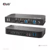 CLUB3D DisplayPort/HDMI KVM Switch For Dual DisplayPort 4K 60Hz