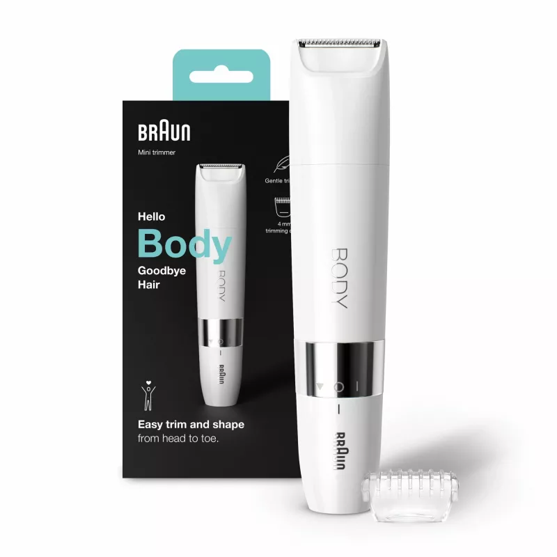 Braun BS1000 body mini trimmer, white
