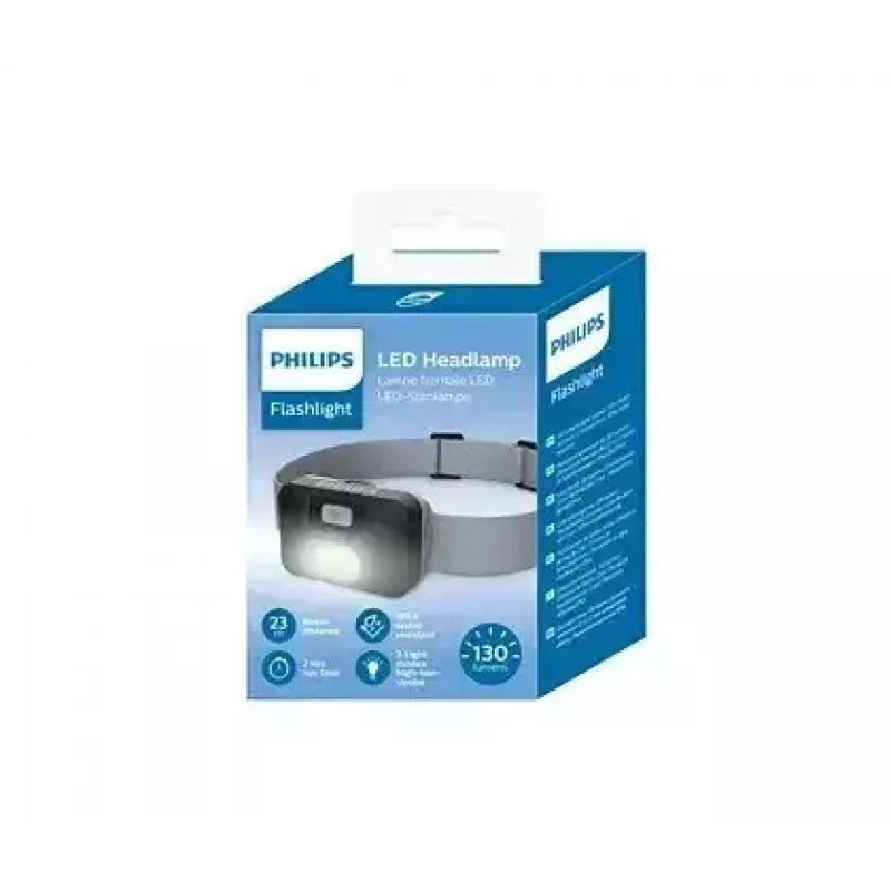 Headlamp Philips SFL1000H/10 black — LED, 100 lumens