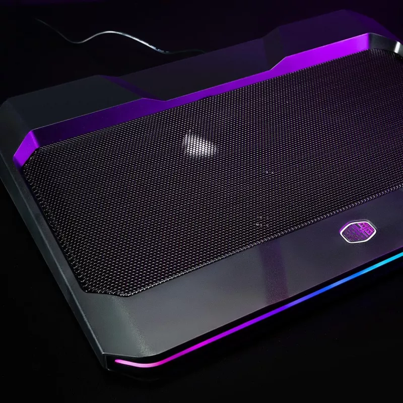 Cooler Master NotePal X150 Spectrum Laptop Cooling Pad, up to 17", with 4-Port USB Hub