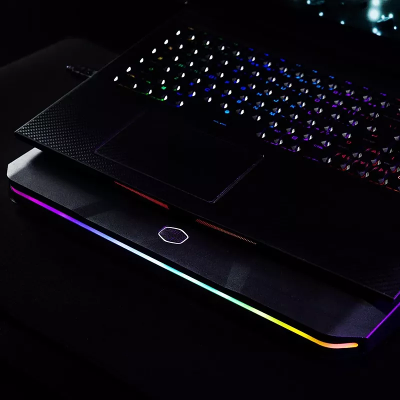 Cooler Master NotePal X150 Spectrum Laptop Cooling Pad, up to 17", with 4-Port USB Hub