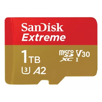 WESTERN DIGITAL Extreme Micro SDXC 1TB+SD Adapater 190MB/s 130MB/s A2 C10 V30 UHS-I U3