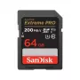 WESTERN DIGITAL SanDisk Extreme PRO 64GB SDXC Memory Card 200MB/s 90MB/s UHS-I Class 10 U3 V30