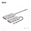 CLUB3D 4-Port USB-A Hub for USB-C – 10Gbps Fast Transfer