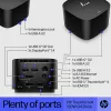 HP Thunderbolt Dock 120W G4, Wired, Thunderbolt 4, Black, Kensington, China, Thailand, Taiwan, Business