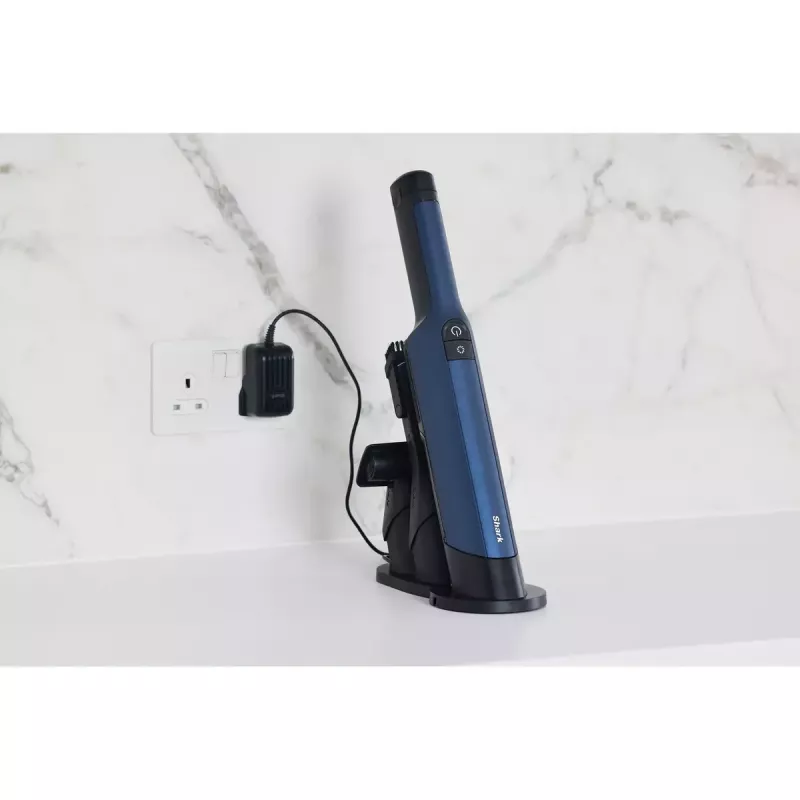Handheld vacuum Shark WV270EU — dry cleaning, HEPA filtration, 0.7 kg, 2 settings, blue