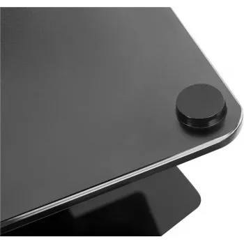 TV cabinet Goobay 58526 Black Steel 1 shelf 650x400x1458 mm