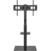 TV cabinet Goobay 58526 Black Steel 1 shelf 650x400x1458 mm