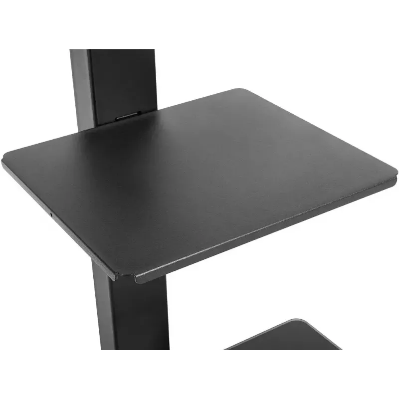 TV cabinet Goobay 58526 Black Steel 1 shelf 650x400x1458 mm