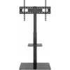 TV cabinet Goobay 58526 Black Steel 1 shelf 650x400x1458 mm